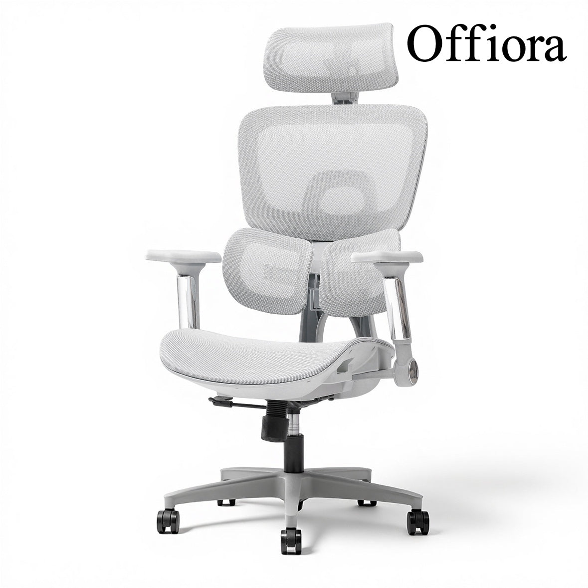 Offiora Office Chair Premium Mesh Ergonomic Office Chair, Dynamic Lumbar Support, Recline Tilt Function