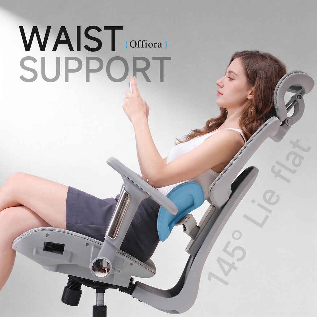 Offiora Office Chair Premium Mesh Ergonomic Office Chair, Dynamic Lumbar Support, Recline Tilt Function